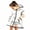 White, variant on Hirigin Kids Boy Girls Clear Rain Jacket Coat Raincoat with Hood Poncho Jacket 1-10 Years