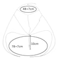 thumbnail image 4 of Silver Circle Chain Bra Body Chain Clothing Chain, Metal Brass Bar Pendant, Body Chain, 4 of 5