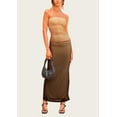 thumbnail image 2 of PRETTYGARDEN Women's Summer Maxi Bodycon Dresses Strapless Tube Top Printed Long Party Club Slit Dress, 2 of 6