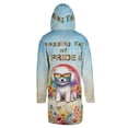 thumbnail image 2 of Wagging Tail Bichon Frise Celebrates Rainbow Pride Month LGBT LGBTQ+ All Over Print 3D Hooded Duffle Toggle Coat Bichons Dog Lovers Gifts Idea - 01003, 2 of 6