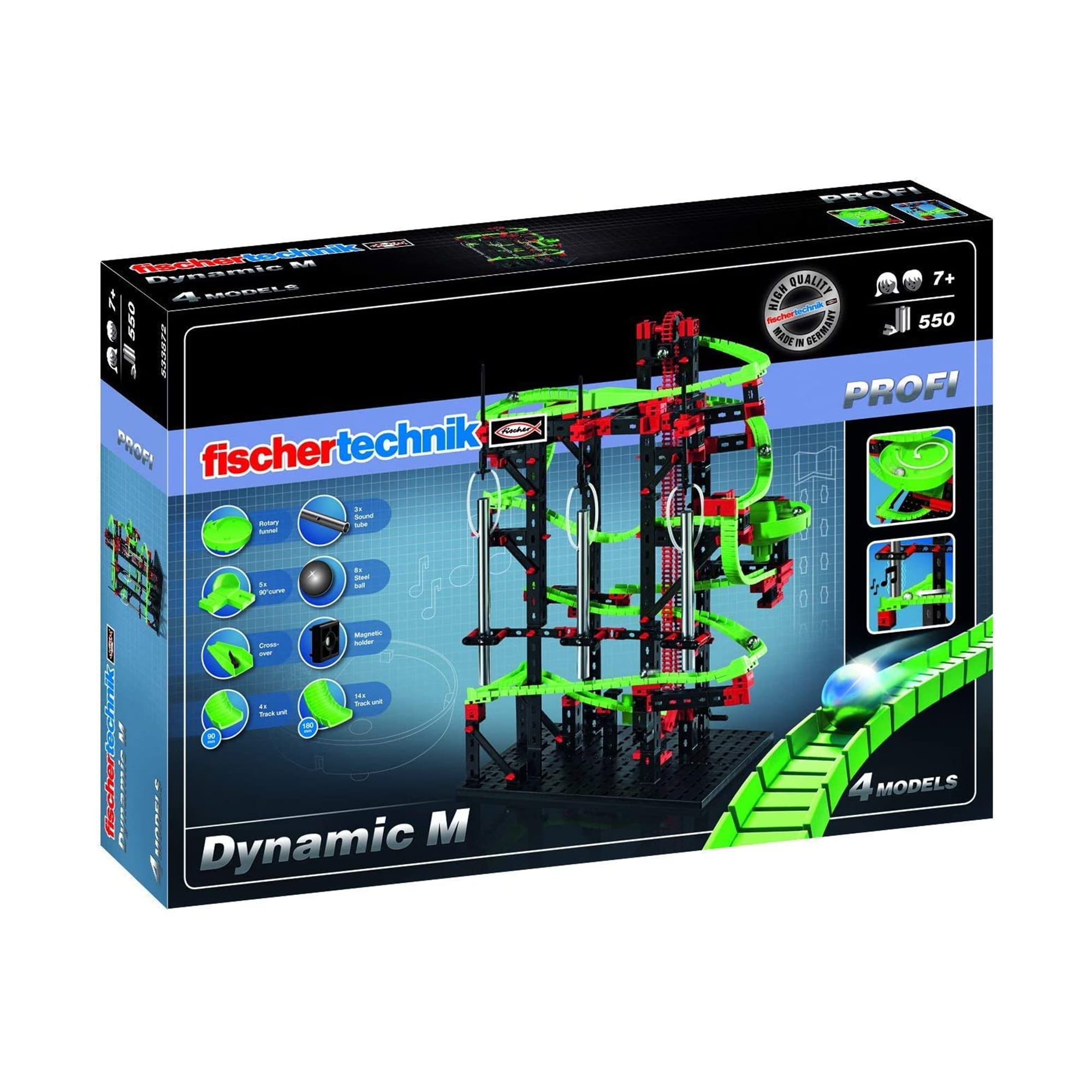 Amazon.com: Fischertechnik Dynamic XXL Construction Set, Multi