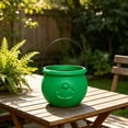 thumbnail image 3 of Cauldron Kettle for Halloween, Large Pot of Gold Bucket for Table Decorations Centerpieces, Halloween Party Prop for Candy and Decor,7.6x5.3 Inch, 3 of 8