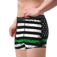 thumbnail image 2 of Fotbe American Flag Men’s Total Support Pouch Boxer Briefs, X-Temp Cooling, Moisture-Wicking Underwear, Regular, Long-leg and Trunk-Large, 2 of 5