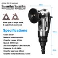 thumbnail image 5 of Pneumatic Chamfering Machine Carpenter Chamfering Tool Portable Handheld Grind Tool Metal Wood Acrylic Deburring Beveling Trimming Machine, 5 of 5