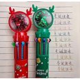 thumbnail image 4 of 4PCS 0.5mm 10 in 1 Multi-color Ballpoint Pen, Retractable Ballpoint Pen, Christmas Color Pen, for Office School Supplies Students Children Gifts, 4 of 4