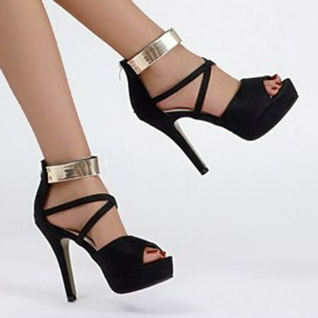 

Sunhillsgrace Women s High Heels Fashion Women s High Heels Breathable Lace-up Shoes Casua Sandals