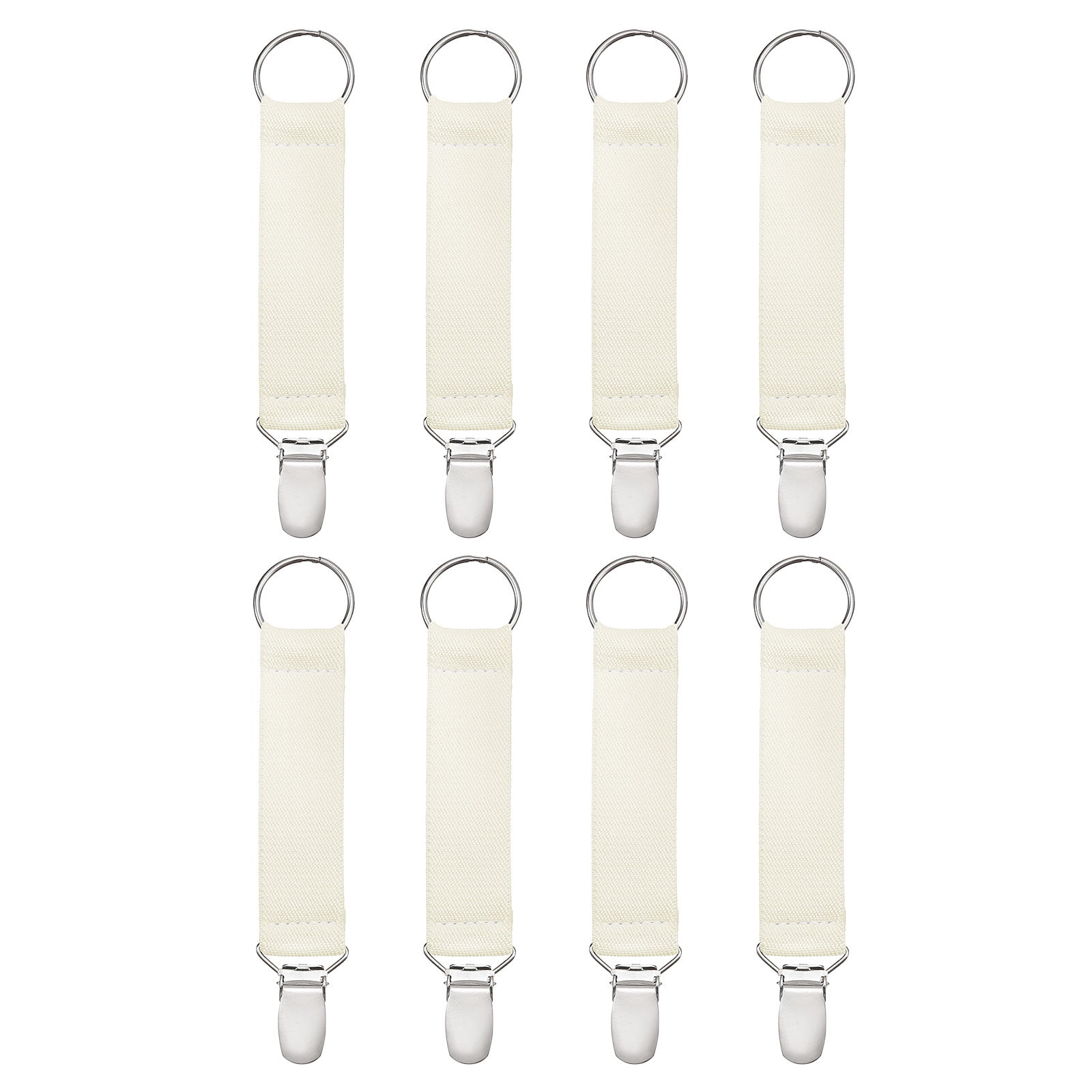 Hat Clips for Travel, 8 Pack Elastic Hat Clips for Women(Beige