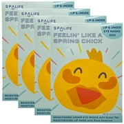 SpaLife Feelin Like A Spring Chick Lip  Under Eye Masks Duo (4 Pack)