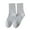 Gray, variant on Women's Warm Fuzzy Socks, Casual Soft Thermal Comfy Crew Socks for Winter Gray Size One Size