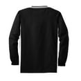 thumbnail image 6 of Sport Tek Teen Unisex Regular Colorblock Wind Shirt Black/White Large, 6 of 6