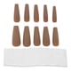 thumbnail image 1 of Uñas postizas de cobertura completa, 10 piezas de uñas postizas de ataúd largo, puntas de uñas postizas de cobertura completa, diseño revolucionario, 1 of 8