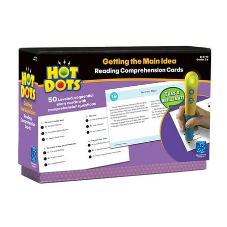 Dmt Kit - Learning Resources EI-2790BN 2 Each Hot Dots Reading Comprehension Kits Set 1 Getting the Main Idea