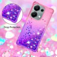 thumbnail image 4 of Funda para Xiaomi Redmi Note 13 Pro 4G Transparente con Brillos Carcasa Protectora Antigolpes con Glitter Brillante, 4 of 5