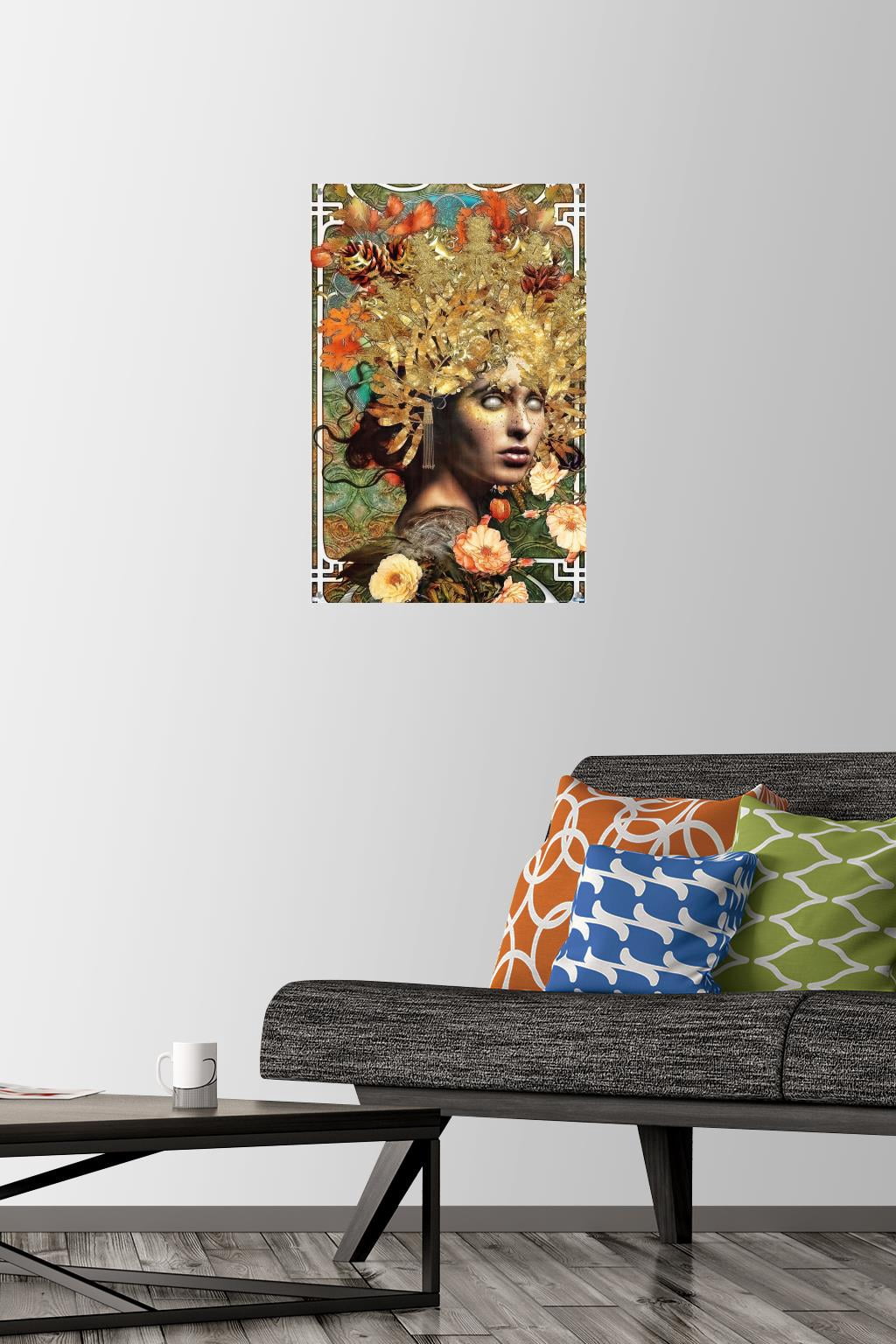 Jena DellaGrottaglia: Cosmic Zodiac - Virgo Wall Poster with Push Pins, 14.725" x 22.375"