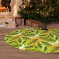 thumbnail image 6 of Sikiie Autumn Harvest Cartoon Corn 30-48 inches {designName} Print Christmas Tree Skirt Snowman Xmas Tree Skirt with Edge Christmas Decorations for Holiday Party-30", 6 of 7