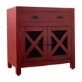 thumbnail image 1 of Picket House Furnishings Rylan Poitrine d'Accent 2 Portes en Rouge, 1 of 9