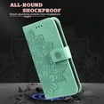 thumbnail image 7 of for Google Pixel 9 Pro XL Wallet Case for Women, with Card Holder Embossed Mandala Flower Flip PU Leather Magnetic Protective Kickstand Cover with Lanyard for Google Pixel 9 Pro XL, Green, 7 of 7