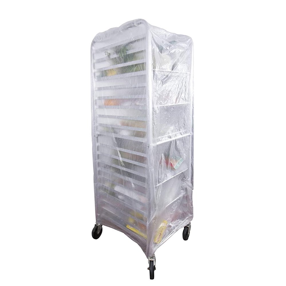 Roll of 50 Disposable Bun Rack Covers 60 x 80. Bread Rack Covers 60x80