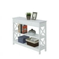 thumbnail image 2 of Pemberly Row Transitional Console Table with Drawer in White Wood Finish, 2 of 4