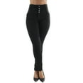 thumbnail image 6 of Fashion2Love Colombian Design Plus / Junior Size Butt Lift Elastic High Waist Skinny Jeans, 6 of 10