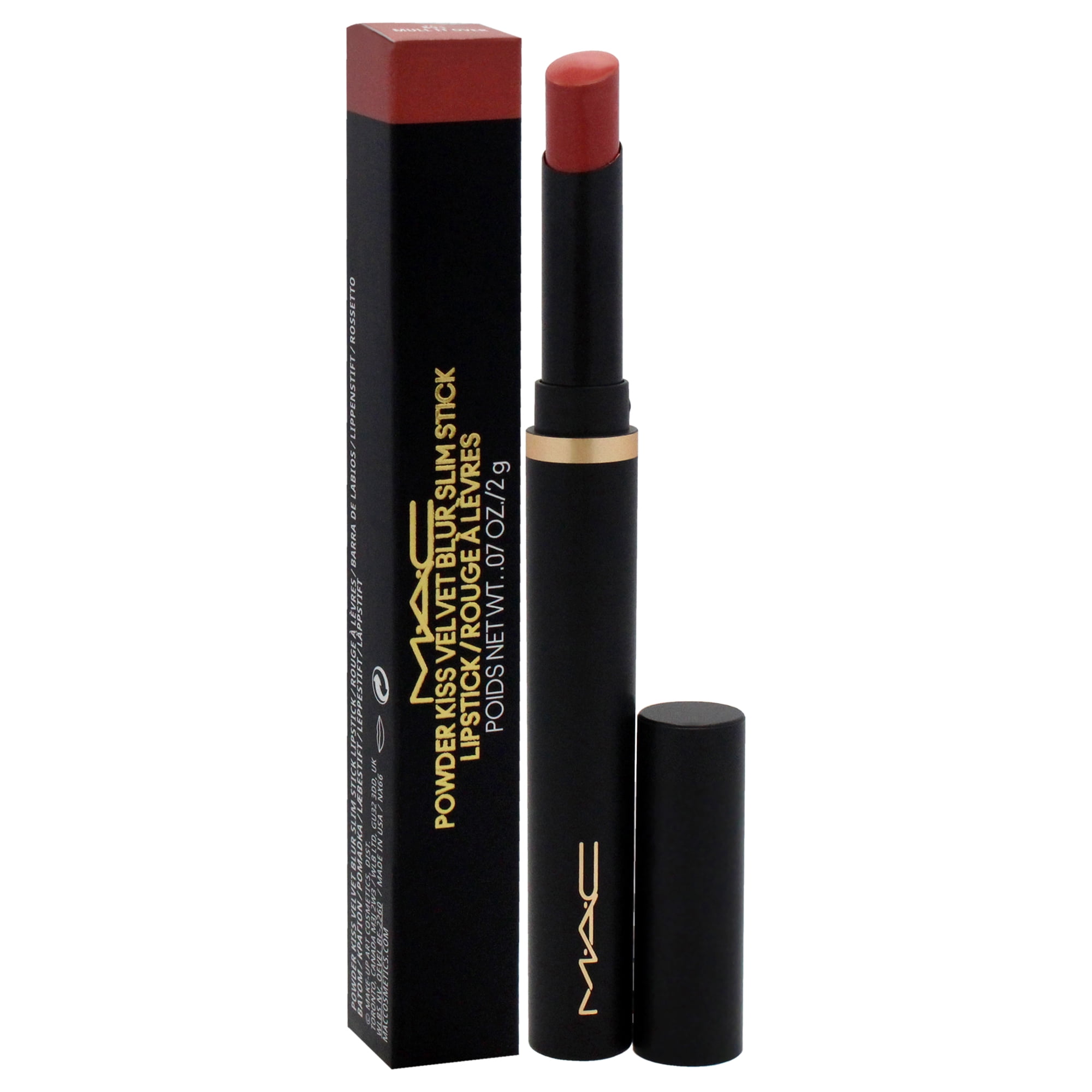 MAC Powder Kiss Velvet Blur Slim Stick - 891 Mull It Over , 0.07 oz Lipstick