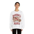 thumbnail image 4 of Baseball Mama Women's Sweatshirt, Mom Sports Sweatshirt, 4 of 5