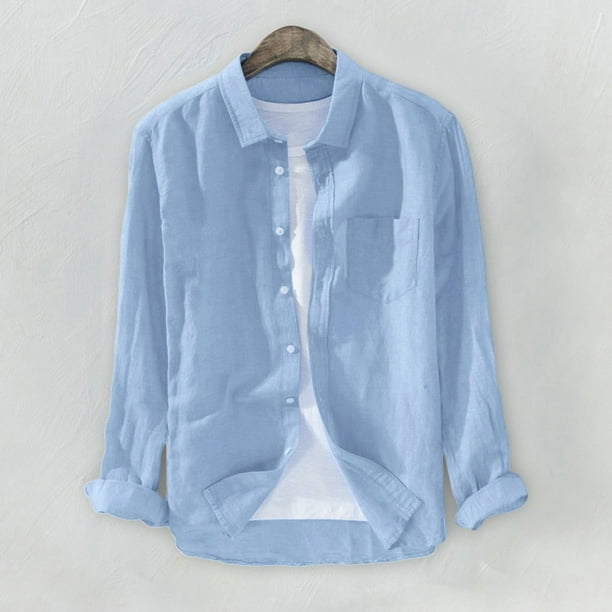 Plus Size Long Sleeve Cotton Poplin Shirt