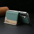 thumbnail image 4 of 2 in 1 Detachable PU Leather Wallet Case Compatible with Samsung Galaxy A36 5G, RFID Blocking Magnetic Shockproof Protective Phone Cover Stand + Card Holder, Support Wireless Charging, Green, 4 of 12
