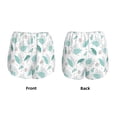 thumbnail image 5 of Haiem Leaf Print Green Women's 2 in 1 Running Shorts - Lightweight Athletic Workout Gym Yoga Breathable Sports Shorts Liner with Phone Pockets-Small, 5 of 9