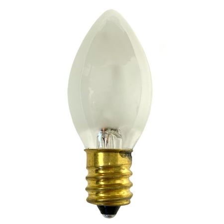 

National Artcraft 4 Watt Frosted Glass Light Bulb For Night Lights And Crafts (Pkg/25)