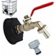thumbnail image 1 of Grifo Depósito 1000L S60X6 Conexión IBC Grifo con conexión de manguera de 1/2", adaptador para depósito de desagüe, para grifo de jardín, para adaptador, 1 of 5