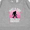 thumbnail image 3 of Inktastic Just a Girl Who Loves Bigfoot Baby Sweatshirt, 3 of 4