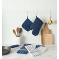 thumbnail image 5 of Nautical Blue Combo Windowpane Dishcloth (Set of 6), 5 of 5