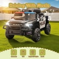 thumbnail image 3 of Track Seven 12V Ride on Car, Licensed Dodge RAM 3500 Ride On Truck with Remote Control, Rear Shock Suspension, LED Headlights, Low Battery Alarm, Bluetooth, Music, Ride on Toy for Kids Aged 3+, Black, 3 of 9