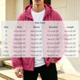 thumbnail image 3 of Stamzod Mens Rain Jackets Waterproof with Hood Outdoor Hiking Windbreaker Jacket Lightweight Rain Coats for Men Hot Pink-3 XXL, 3 of 6