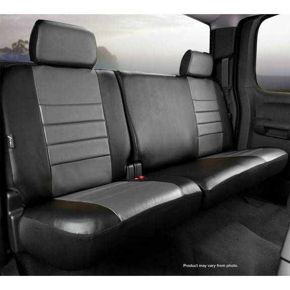 Fia SL62-37 GRAY LeatherLite Custom Seat Cover Fits select: 2015-2022 FORD F150, 2017-2022 FORD F250
