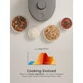 thumbnail image 4 of CUCKOO CRP-ST0609FG 6-Cup (Uncooked) / 12-Cup (Cooked) Twin Pressure Rice Cooker & Warmer with Nonstick Inner Pot, 16 Menu Options, 3 Voice Guide, Auto Clean (Gray), 4 of 9