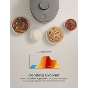 CUCKOO Twin Pressure Rice Cooker 6-Cup Uncooked / 12-Cup Cooked with Nonstick Inner Pot, Versatile Rice Maker & Warmer with 16 Menu Options, Open Cooking Mode, Voice Guide, Gray (CRP-ST0609FG)