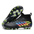thumbnail image 3 of Zapatillas de fútbol para hombre, zapatos de fútbol, botas de fútbol, tacos transpirables, Partido de entrenamiento, cómodo, césped, antideslizante, nuevo, 3 of 5