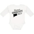 thumbnail image 3 of Inktastic Someone in Connecticut Loves Me Boys or Girls Long Sleeve Baby Bodysuit, 3 of 5