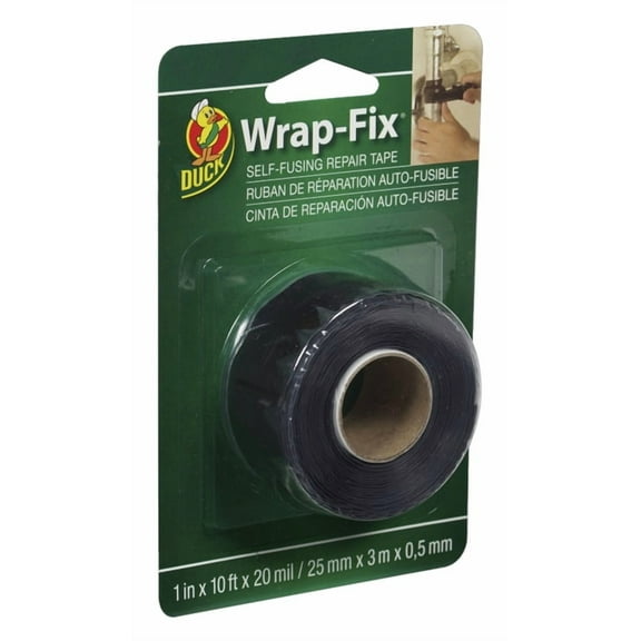 Duck 442055 Electrical Tape, 10 ft L, 1 in W, Black