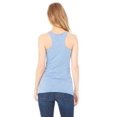 thumbnail image 2 of The Bella + Canvas Ladies Triblend Racerback Tank Top - BLUE TRIBLEND - XL, 2 of 3