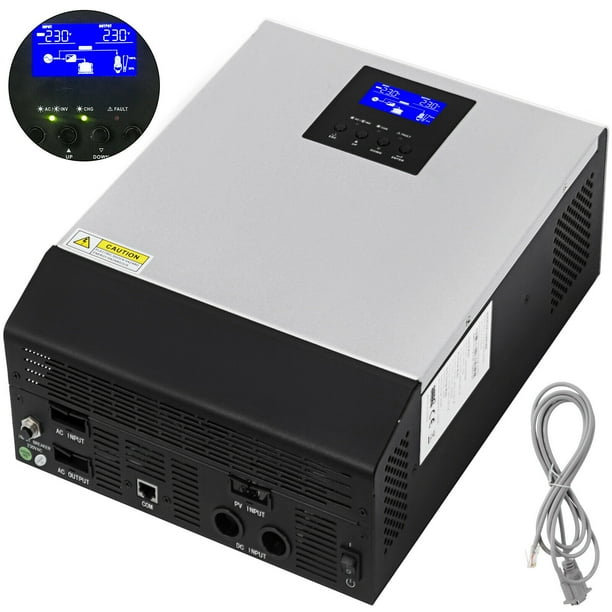 VEVOR 3KVA 24V MPPT Pure Sine Wave Solar Inverter Built-in Solar Charge