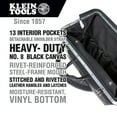 thumbnail image 6 of Klein Tools Deluxe Black Canvas Bag-18", 6 of 11