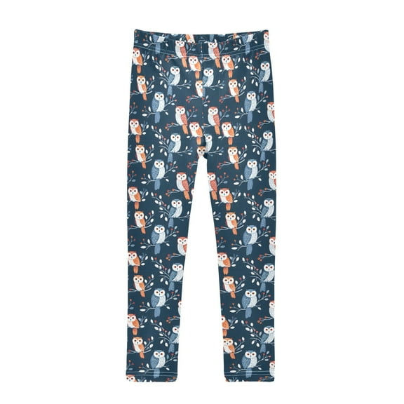 joogoo Girls' Leggings Many Owls on Branch Yoga Pants 6T