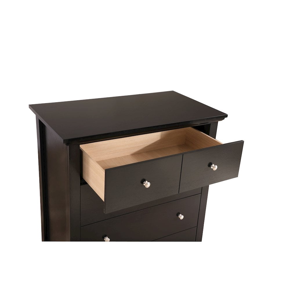 Glory Furniture Hammond Chest in Black Color