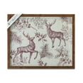 thumbnail image 2 of My Texas House Red Reindeer Framed Canvas Under Glass Christmas Wall Art, 16 in x 20 in, 2 of 5