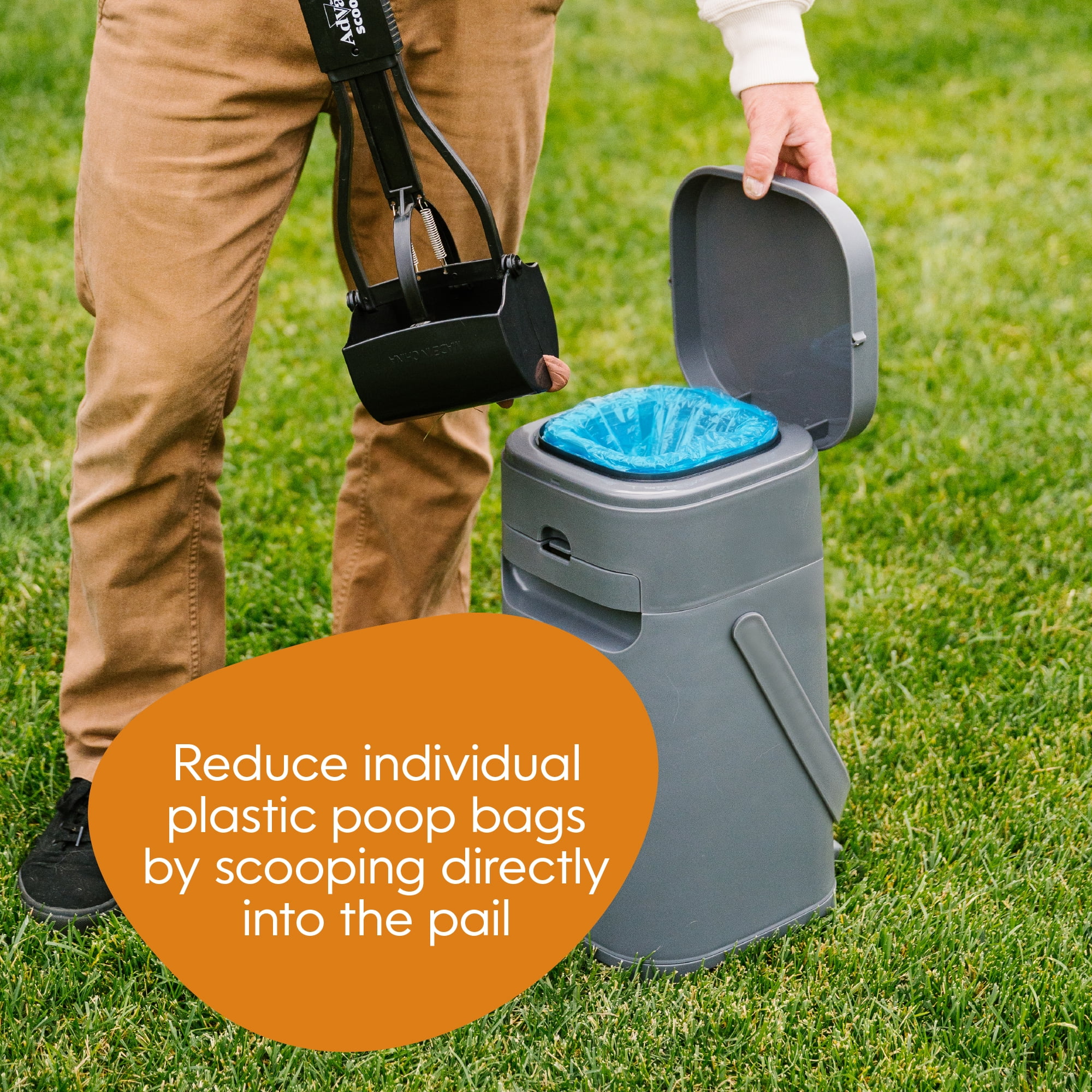 Poubelle à déchets pour chiens Pet Genie - Recharge de Départ - Paquet de 2