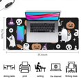 thumbnail image 5 of Long Mouse Pads for Desk,Halloween Ghost Pumpkin Pattern Desk Mats on Top Of Desks, Desk Mouse Pad Extra Large with 3mm Non-Slip Base and Stitched Edge for Gaming,Office,Work,Home 35.4x15.7in, 5 of 5
