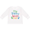 thumbnail image 3 of Inktastic My Grammy Loves Me Boys or Girls Long Sleeve Toddler T-Shirt, 3 of 5